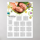 愛の花の木の魔法の森の結婚輪 ポスター (正面)