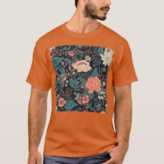 愛の花びら+友達 Tシャツ