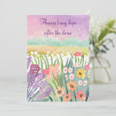 愛の花を励カラフルませて希望をもたらす カード (スタンド正面)