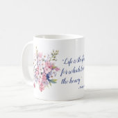 愛の花カスタム咲き コーヒーマグカップ (正面左)