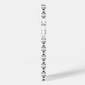 愛の花咲くタイポグラフィー:バラがデザインされた文字 Case-Mate iPhoneケース (裏面 / 左)