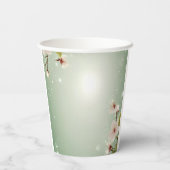 「愛の花咲く」ウェディング招待状コレクション 紙コップ (裏面)