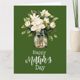 "愛の花咲く：白いガーデニア　母の日" カード