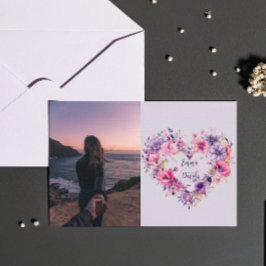 愛の花咲く | 花 | オーダーメイドの写真 & 名前 シーズンカード