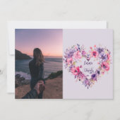 愛の花咲く | 花 | オーダーメイドの写真 & 名前 シーズンカード (正面)
