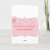 愛の花束 シーズンカード (裏面)