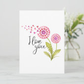 愛の花束 バレンタインデー シーズンカード (スタンド正面)