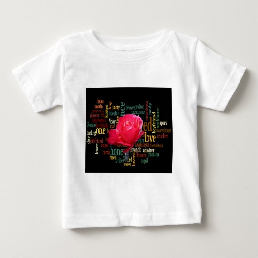 愛の花束：心のこもった表現 ベビーTシャツ (正面)