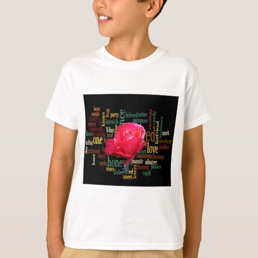 愛の花束：心のこもった表現 Tシャツ (正面)