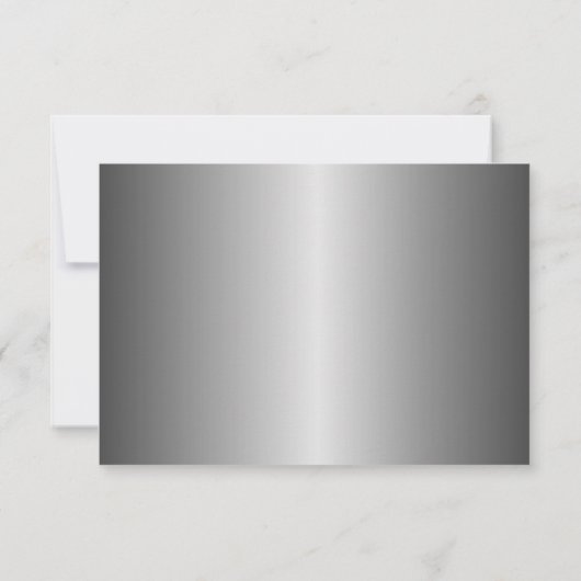 愛の花開き： RSVPカード (裏面)