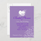 愛の花 インビテーションポストカード (正面/裏面)