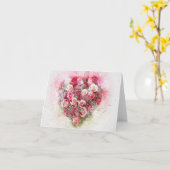 愛の花 カード (黄色い花)