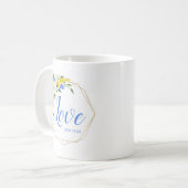 愛の花 コーヒーマグカップ (正面左)