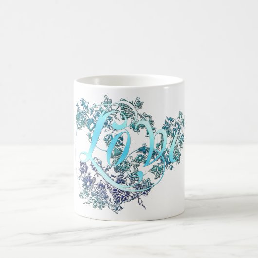 『愛の花』 コーヒーマグカップ (中央)