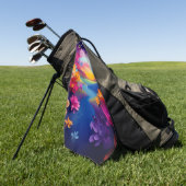 愛の花 ゴルフタオル (グリーン)