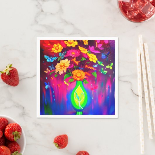 愛の花 スタンダードカクテルナプキン (インサイチュ)