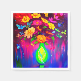 愛の花 スタンダードカクテルナプキン