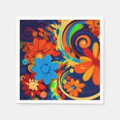 愛の花 スタンダードカクテルナプキン (正面)