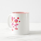 愛の花 ツートーンマグカップ (正面左)