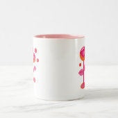 愛の花 ツートーンマグカップ (中央)