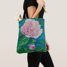 「愛の花」バラトート(med) トートバッグ