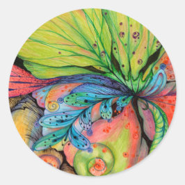 愛の花 ラウンドシール