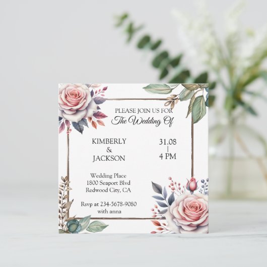 愛の花 招待状 (スタンド正面)