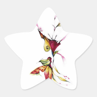 愛の花 星シール