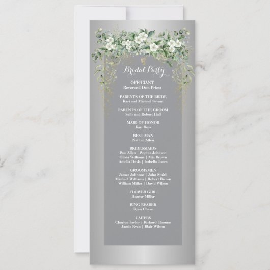 愛の花：銀のお祝い (正面)