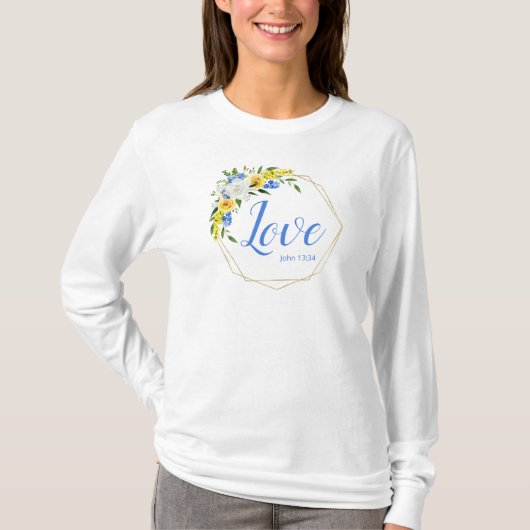 愛の花 Tシャツ (正面)