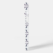 愛の芸術：文字とエレガント咲くバラ Case-Mate iPhoneケース (裏面 / 左)