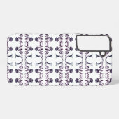 愛の芸術:文字とエレガント咲くバラ SAMSUNG GALAXYケース (裏面横)
