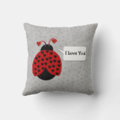 愛の虫あなたを愛する枕 クッション (裏面)
