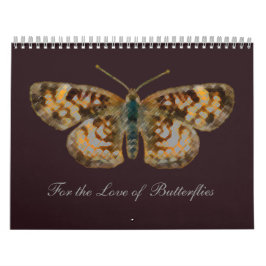愛の蝶と花の写真 カレンダー