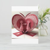 愛の蝶の招待 招待状 (スタンド正面)