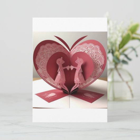 愛の蝶の招待 招待状 (スタンド正面)