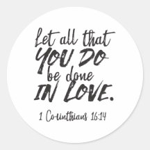 愛の行動 – 1コリント16:14 感動的