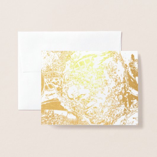 愛の表情 箔カード (封筒付き正面)