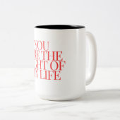 愛の表現マグ ツートーンマグカップ (正面右)