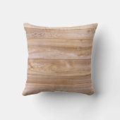 愛の表現詩の素朴な木の看板の枕 クッション (裏面)