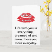 愛の表現 カード (黄色い花)