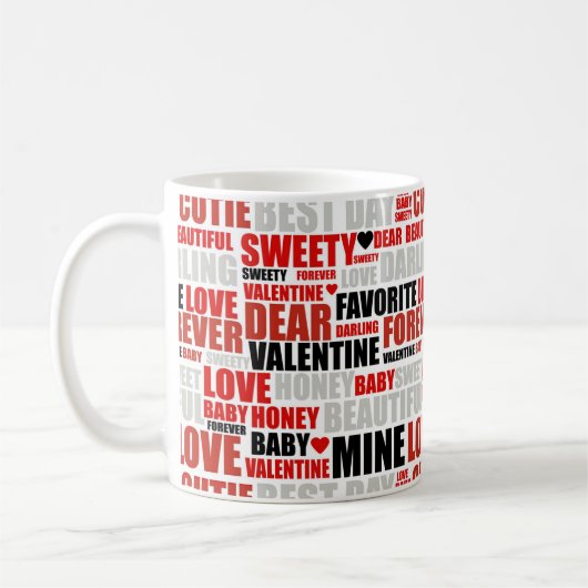 愛の表現 コーヒーマグカップ (左)