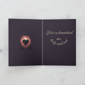 愛の複雑さのゴシック・エレガンス カード (内部)