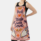 愛の要素：ヴィンテージピンクの構成。 エプロン (インサイチュ)