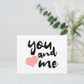 愛の言葉あなたと私。バレンタインデー シーズンポストカード (スタンド正面)