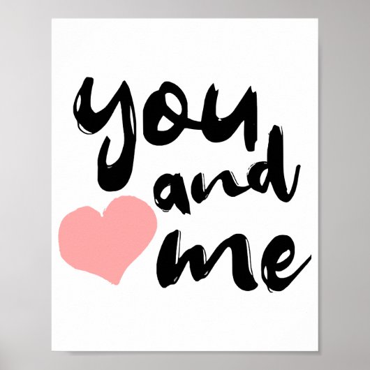 愛の言葉あなたと私。バレンタインデー ポスター (正面)