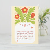 愛の言葉が込められた美しい母の日カード シーズンカード (スタンド正面)