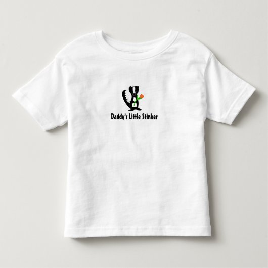 愛の言葉とスカンク トドラーTシャツ (正面)