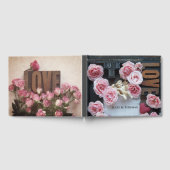 愛の言葉と天使のバラ ゲストブック (全面)