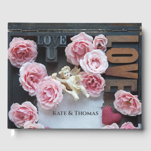愛の言葉と天使のバラ ゲストブック (正面)